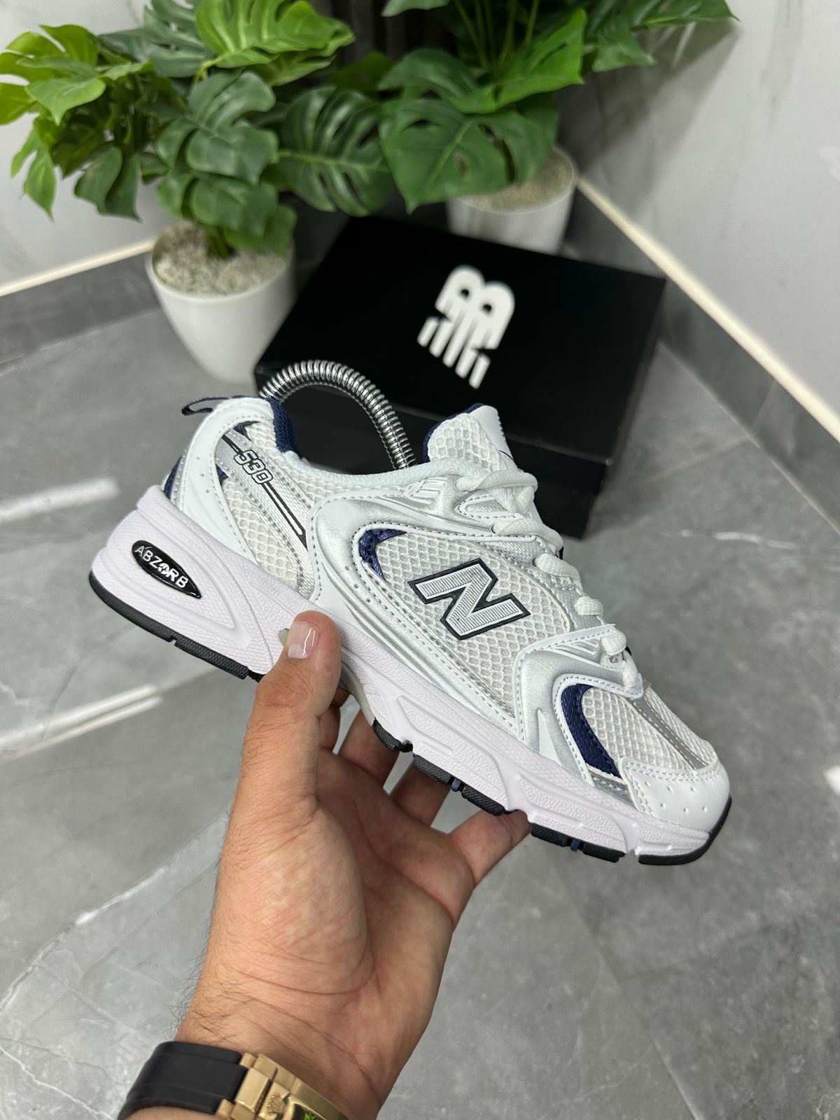 New Balance 530 Plata/Marino