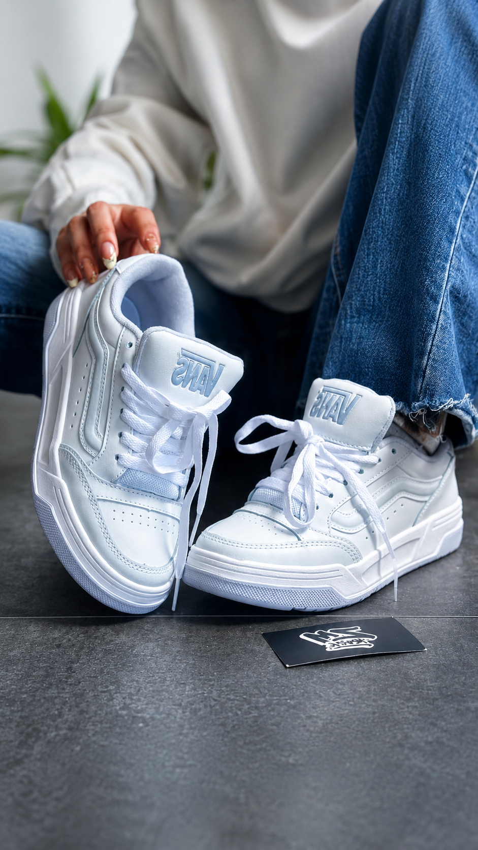 Vans Dama Blancos